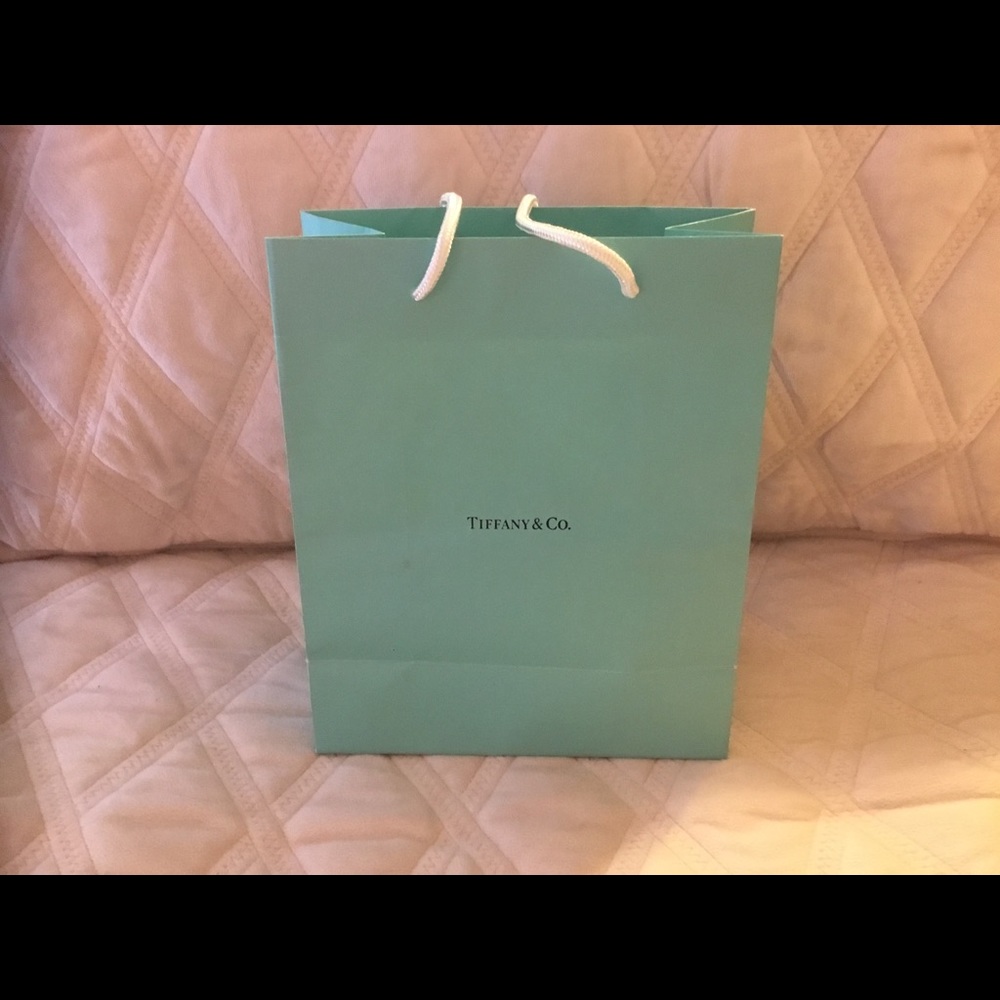 Authentic Tiffany&Co. Laminated Paper Tote Bag